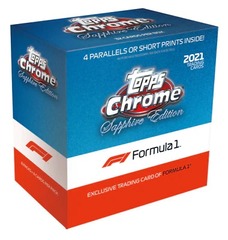 2021 Topps Chrome F1 Formula 1 One Sapphire Edition Box